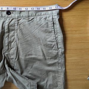 J. Crew Slim Chino Shorts - Khaki, Size 33
